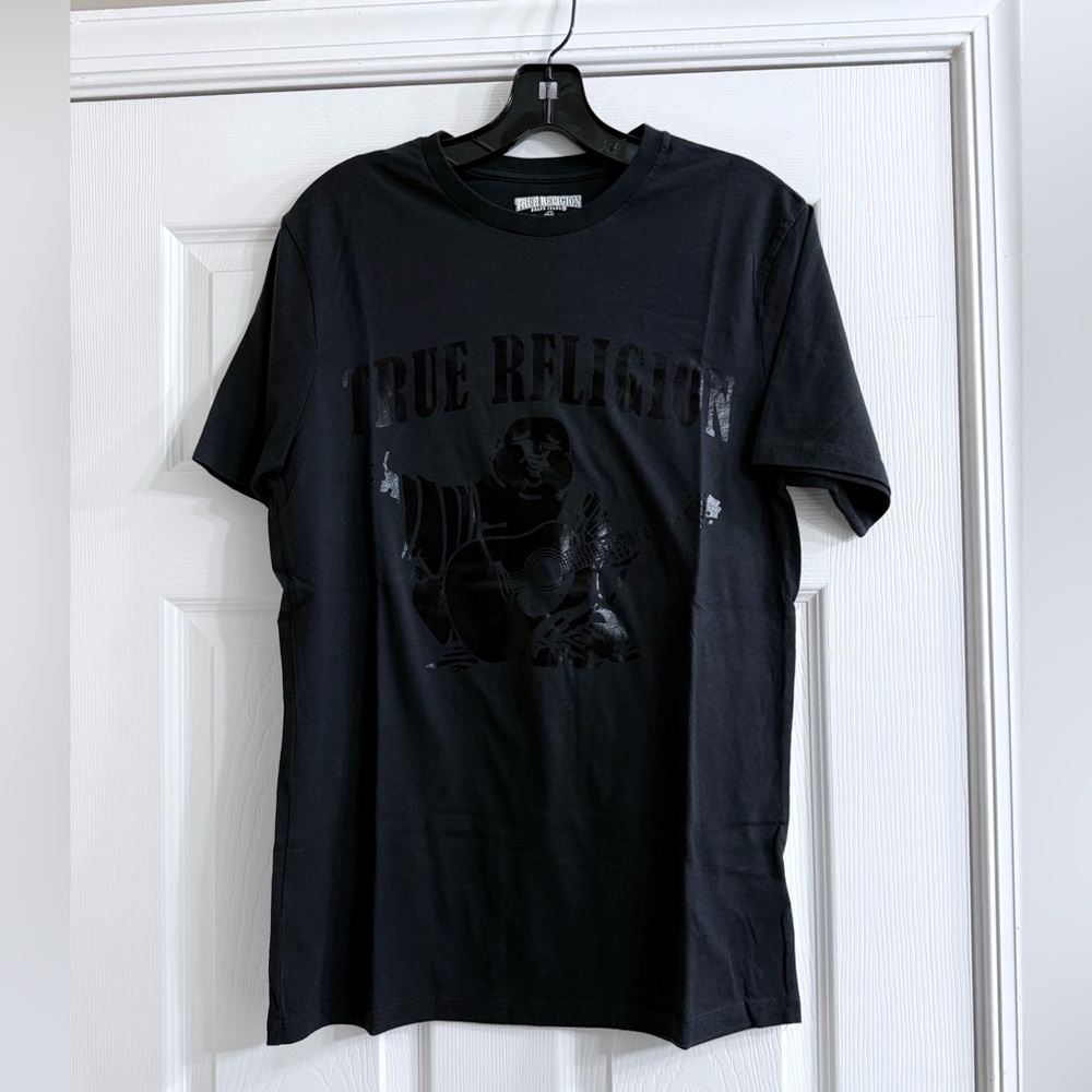 True Religion Men’s Black Graphic Short Sleeve Tee